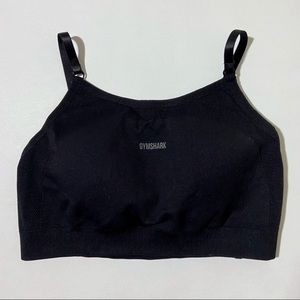 Gymshark black Flex Strappy sports bra